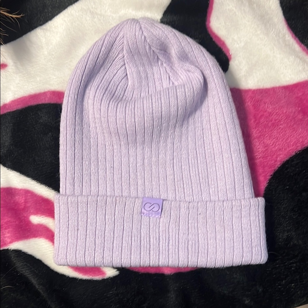 Lavender Knit Beanie